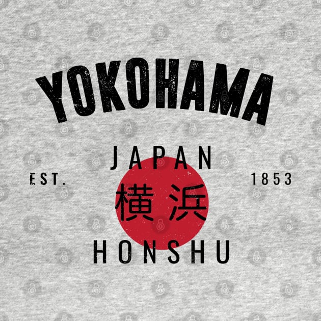 YOKOHAMA - VARSITY VINTAGE DESIGN | EST. 1853 by SALENTOmadness